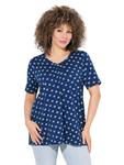 Футболка Ulla Popken, темно-синий - фото 2