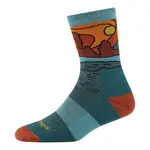 Средние микроноски Celeste с мягкой подушечкой Darn Tough, Teal - фото 2