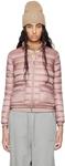 Розовый пуховик Lans Moncler - фото