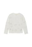 Топ Creamie Long sleeved top, Cloud/Off-White - фото 2