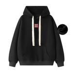 Свитшот унисекс DANGERTIGER, абрикосовый на флисовой подкладке - фото 3