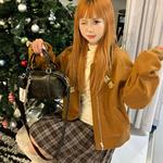 CULTIVATOR Кросс-боди сумка унисекс малого размера розово-красный экрю, Ecru - фото 6