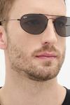 Солнцезащитные очки Ray-Ban, черный - фото 9