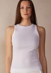 Топ RIBBED Intimissimi, цвет weiß white - фото