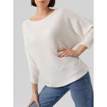 Свитер Vero Moda Nora Boat Neck, белый - фото 4