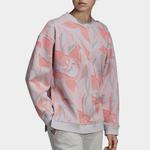 Женская оранжевая толстовка Adidas - фото 4