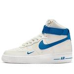 Кроссовки air force 1 high se '40th anniversary - sail blue jay' Nike, мультиколор - фото