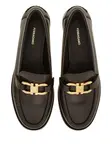 Кожаные лоферы Ferragamo, коричневый - фото 4