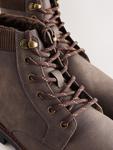 Ботинки на шнуровке Next, коричневый - фото 6