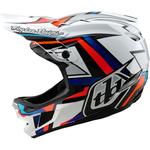 Шлем Troy Lee Designs D4 Composite Mips Troy Lee Designs, Frames White/Silver - фото 3