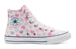 Кроссовки chuch taylor all star hi pink/white Converse, розовый - фото 2