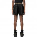 Шорты с логотипом на поясе VERSACE, черный - фото 5