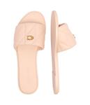 Кожаные тапочки падуб Coach, коричневый - фото 4