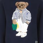 Поло с медведем свитер Polo Ralph Lauren, синий - фото 7