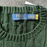 Трикотажная мужская зеленая футболка Polo Ralph Lauren - фото 3