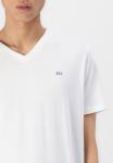 Футболка GAP EVERYDAY MICRO LOGO VEE, White - фото 6