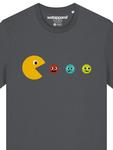Футболка Pac-Man серого цвета wat? Apparel - фото 3