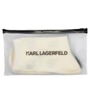 Носки женские Karl Lagerfeld хлопковые с принтом 2 пары, белый/черный - фото 2