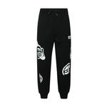 Повседневные брюки мужские черные Evisu, черный - фото