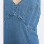 Джинсовое платье Guess, синий - фото 4