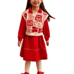 Детский костюм с юбкой FILA, цвет Set (White + Red) - фото 3