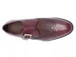 Roosevelt Wingtip Monk Strap Слипоны Anthony Veer, Burgundy - фото 4