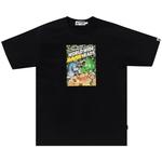 Футболка BAPE Heads Flyer Tee 'Black' - фото