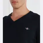 Свитер обычного кроя Gant, синий - фото 4