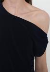 Топ DROP SHOULDER Norma Kamali, темно-синий - фото 7