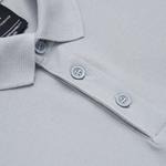 Футболка поло мужская серо-голубая весна-лето 2024 ARMANI EXCHANGE - фото 7