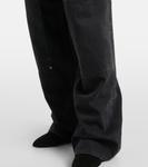 Прямые джинсы Офра Marant Etoile, Faded Black - фото 5