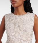 Платье-халат из ламе Carolina Herrera, золотой - фото 4