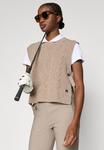 Джемпер Malbon ELSPETH SWEATER VEST, Light Brown - фото 4