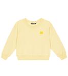 Толстовка Face из хлопкового джерси Acne Studios, желтый - фото