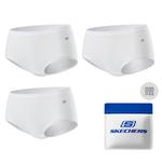 Женские трусы 3 штуки Skechers, 3 Pack (Triangle Heart (Solid) Twisted Fried Dough) - фото 3