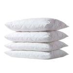 Набор из 4 наволочек от аллергии. Homescapes, белый - фото