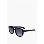 Солнцезащитные очки-авиаторы с градиентными линзами David Beckham, Black - фото 2