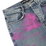 Брюки Sp5der 5 Star Blur Denim, Indigo - фото 3