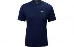 Футболка для бадминтона унисекс Kawasaki, синяя - фото 2