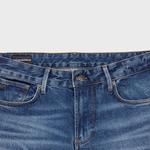 Джинсы с эффектом потертостей EMPORIO ARMANI, синие - фото 5