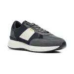 Кожаные кроссовки jace_runn Boss, серый - фото