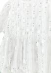 Элегантное платье FLOWER SEQUIN SHORT SLEEVE MINOTI, белый - фото 3