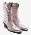 Модные кожаные ботинки до середины икры в стиле вестерн "Soho" Off the Hook, розовый - фото