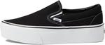Кроссовки Slip-On Stackform Vans, цвет Canvas Black/True White - фото 4