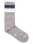 Носки с контрастными полосками AUTRY, серый - фото