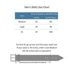 Мужской базовый ремень CTM, белый - фото 3