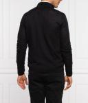 Свитер шерстяной Emporio Armani Regular Fit на молнии, синий - фото 4