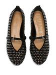 JW Anderson балетки, украшенные кристаллами, черный - фото 4