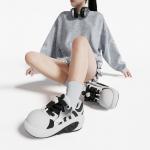 Кроссовки CHIKOKU Chunky Sneakers Unisex Low-top Small Zirconium White, белый - фото 5