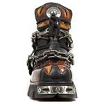 NEW ROCK Ботинки на 6 см унисекс коричневый черный - фото 6